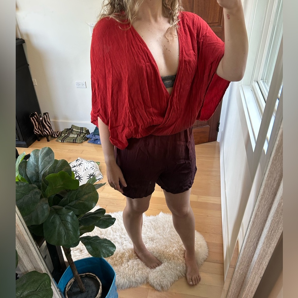 Everything but water jumper cover up with pockets
